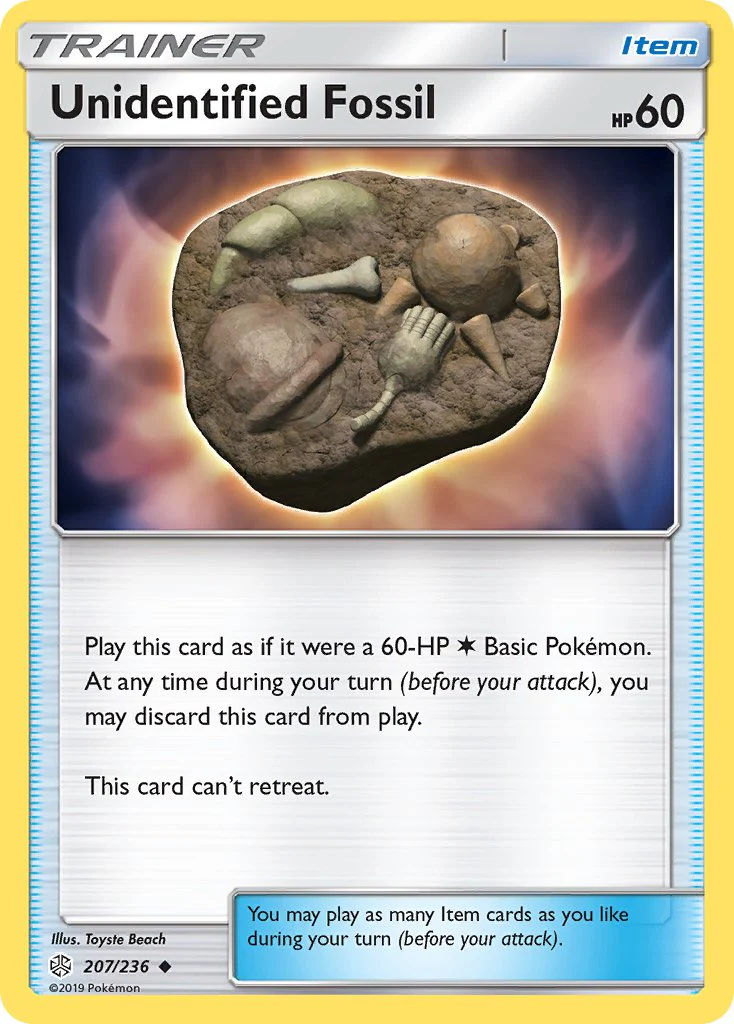 Cosmic Eclipse 207 Unidentified Fossil