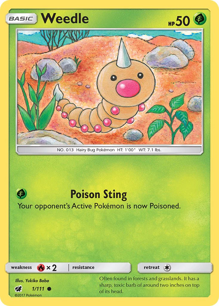 Crimson Invasion 001 Weedle