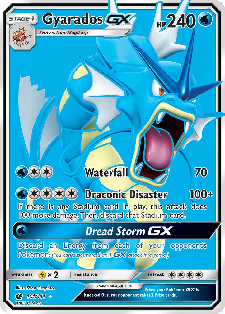 Crimson Invasion 101 Gyarados-GX