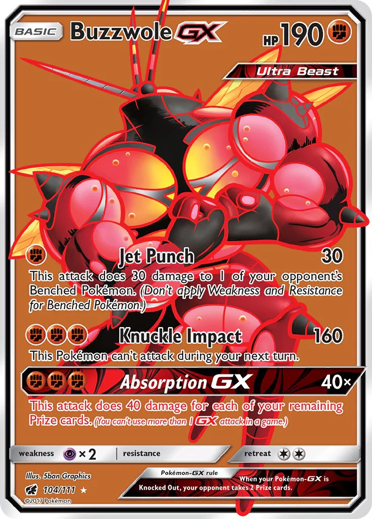 Crimson Invasion 104 Buzzwole-GX