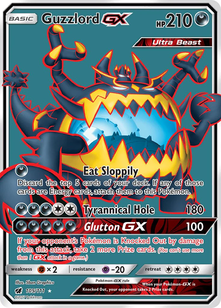Crimson Invasion 105 Guzzlord-GX