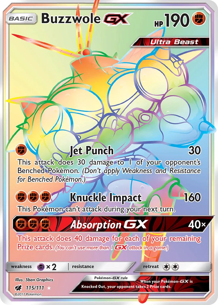 Crimson Invasion 115 Buzzwole-GX