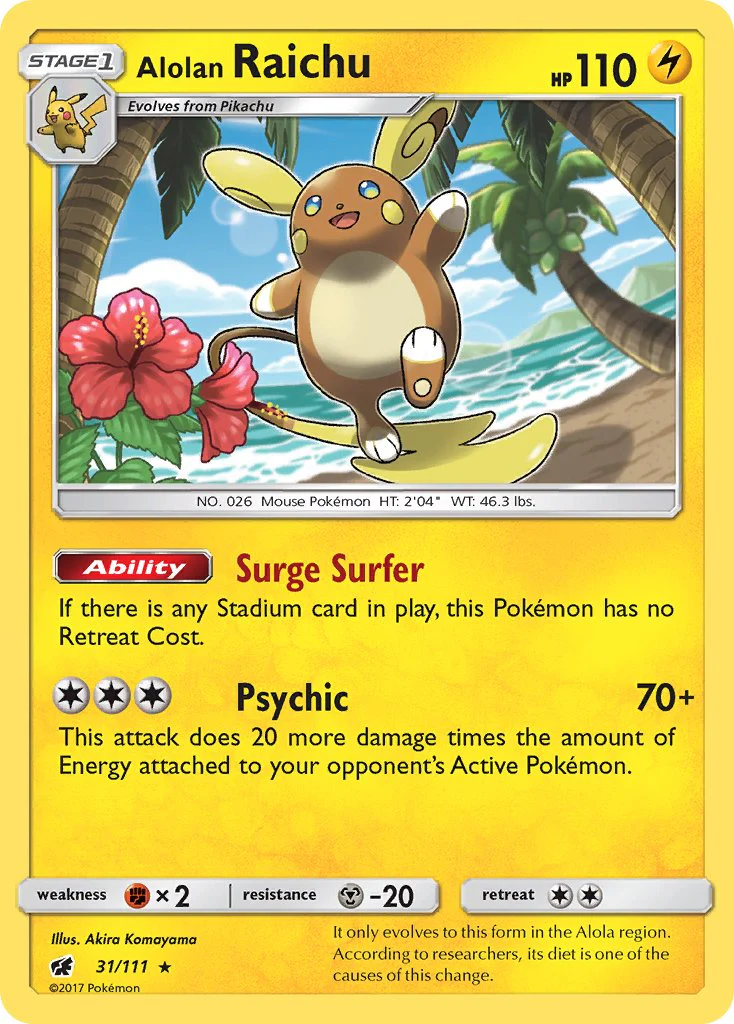 Crimson Invasion 031 Alolan Raichu