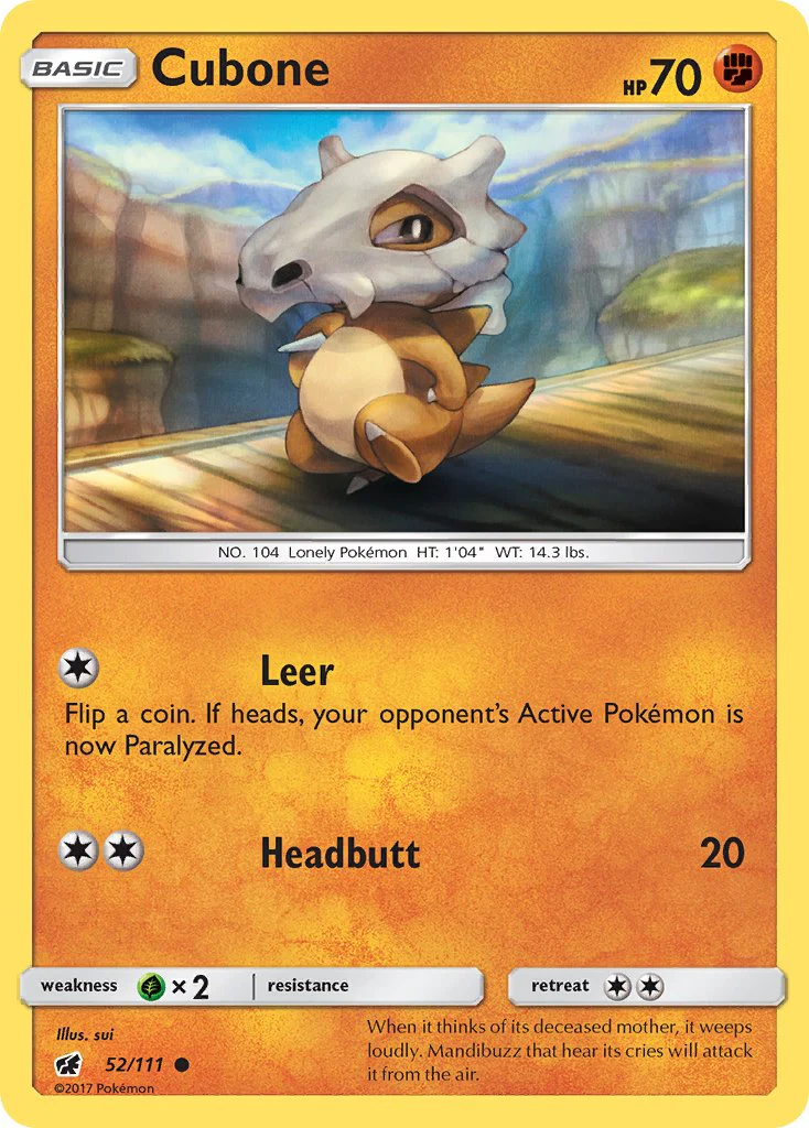 Crimson Invasion 052 Cubone
