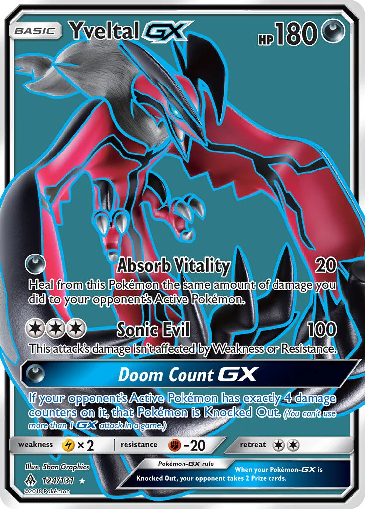 Forbidden Light 124 Yveltal-GX