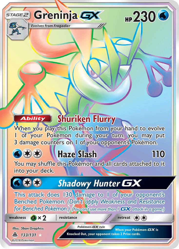 Forbidden Light 133 Greninja-GX