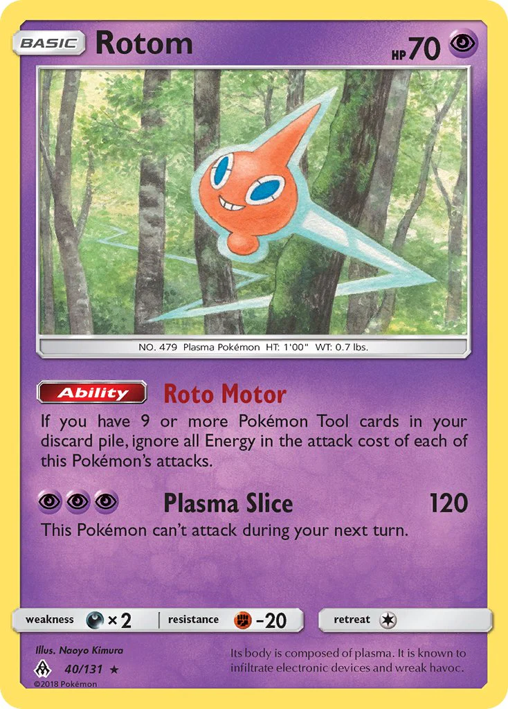 Forbidden Light 040 Rotom