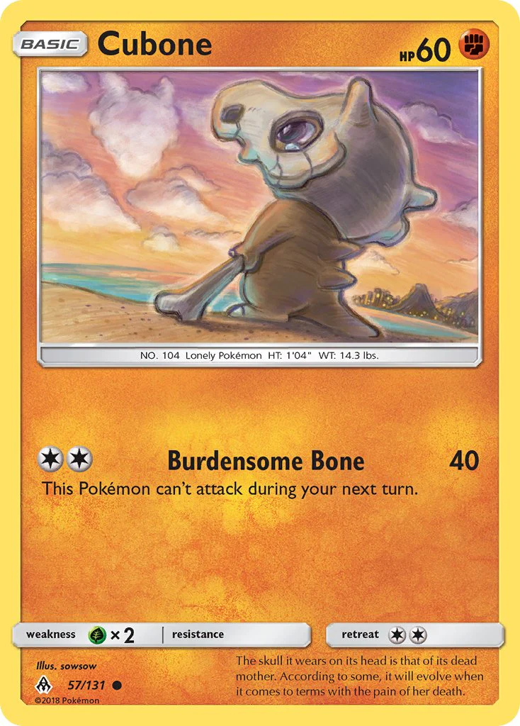 Forbidden Light 057 Cubone