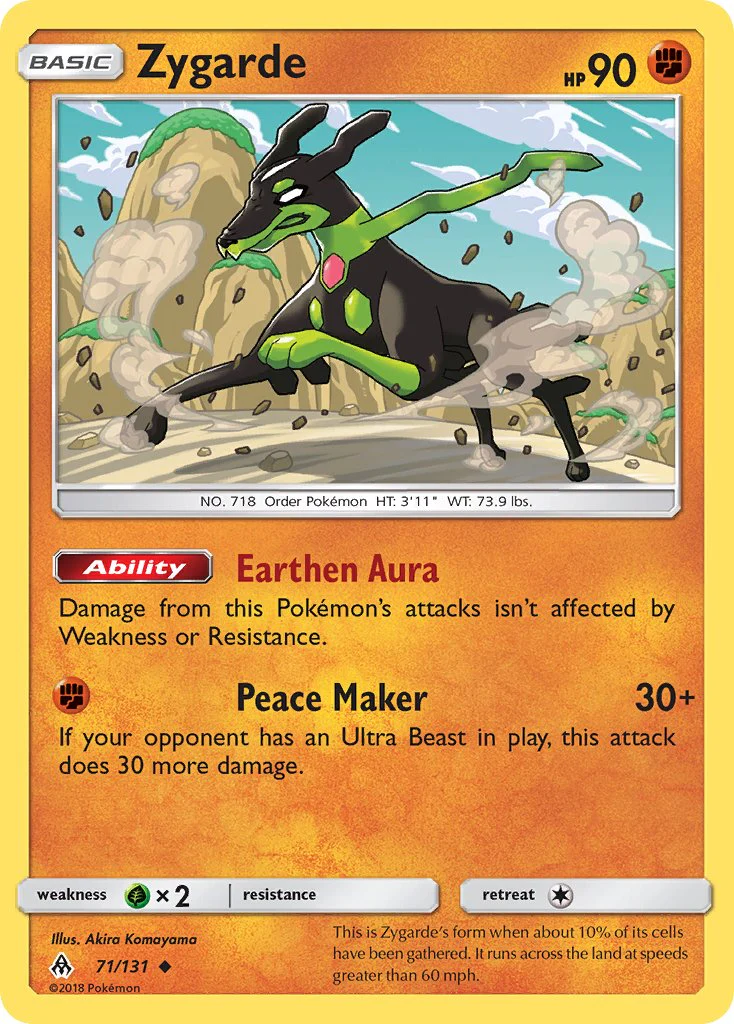 Forbidden Light 071 Zygarde