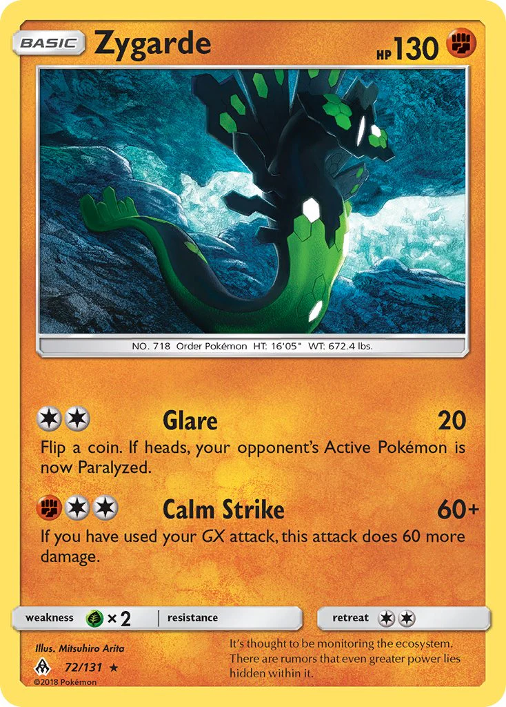 Forbidden Light 072 Zygarde