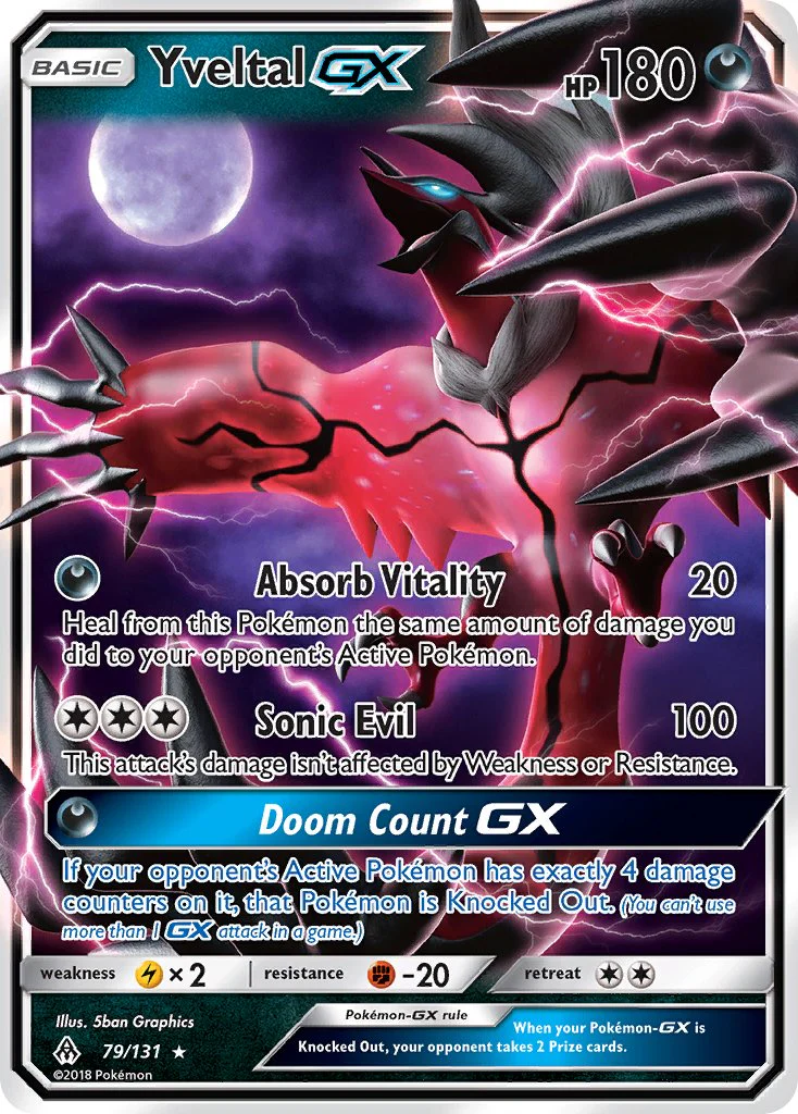 Forbidden Light 079 Yveltal-GX