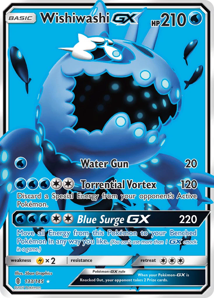 Guardians Rising 133 Wishiwashi-GX