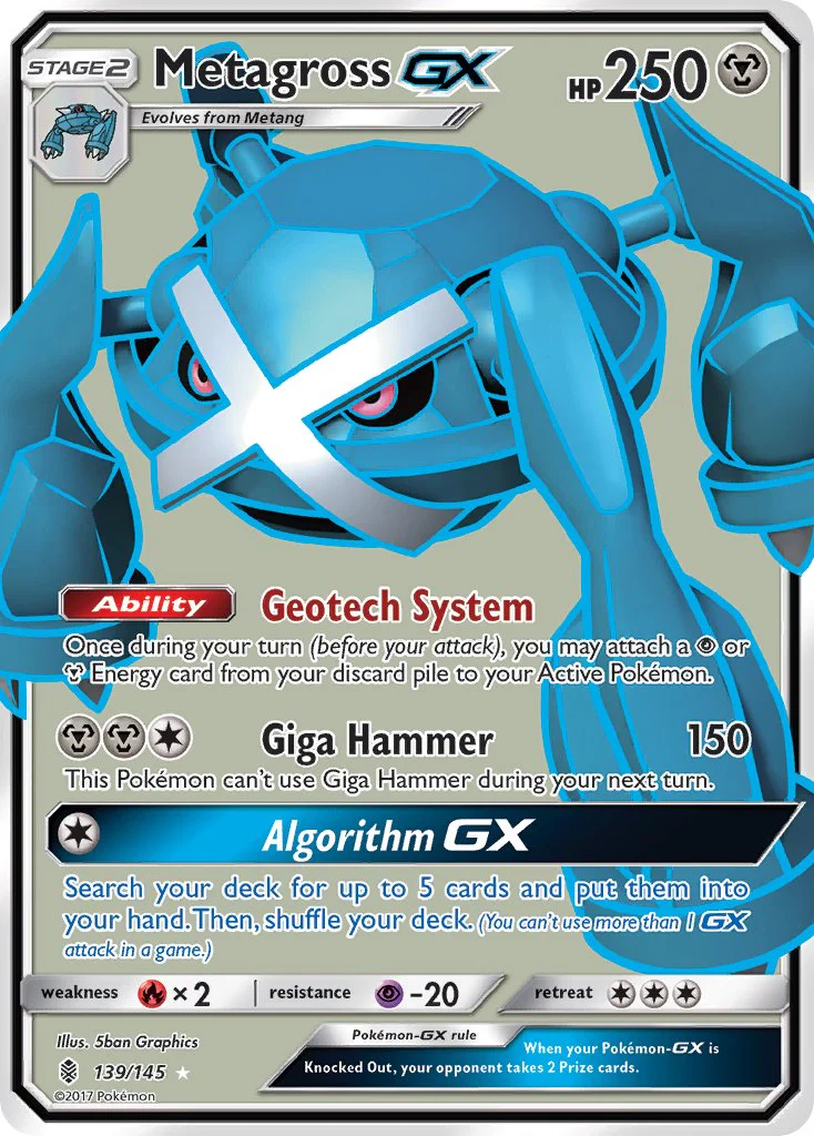 Guardians Rising 139 Metagross-GX