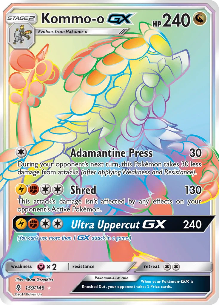 Guardians Rising 159 Kommo-o-GX