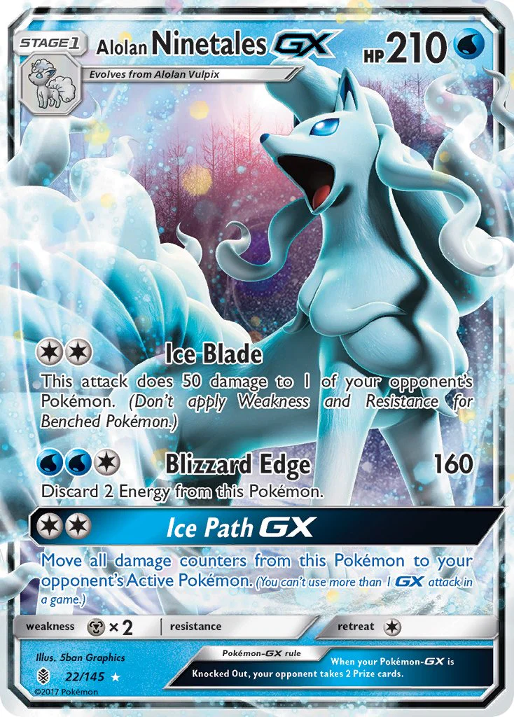 Guardians Rising 022 Alolan Ninetales-GX