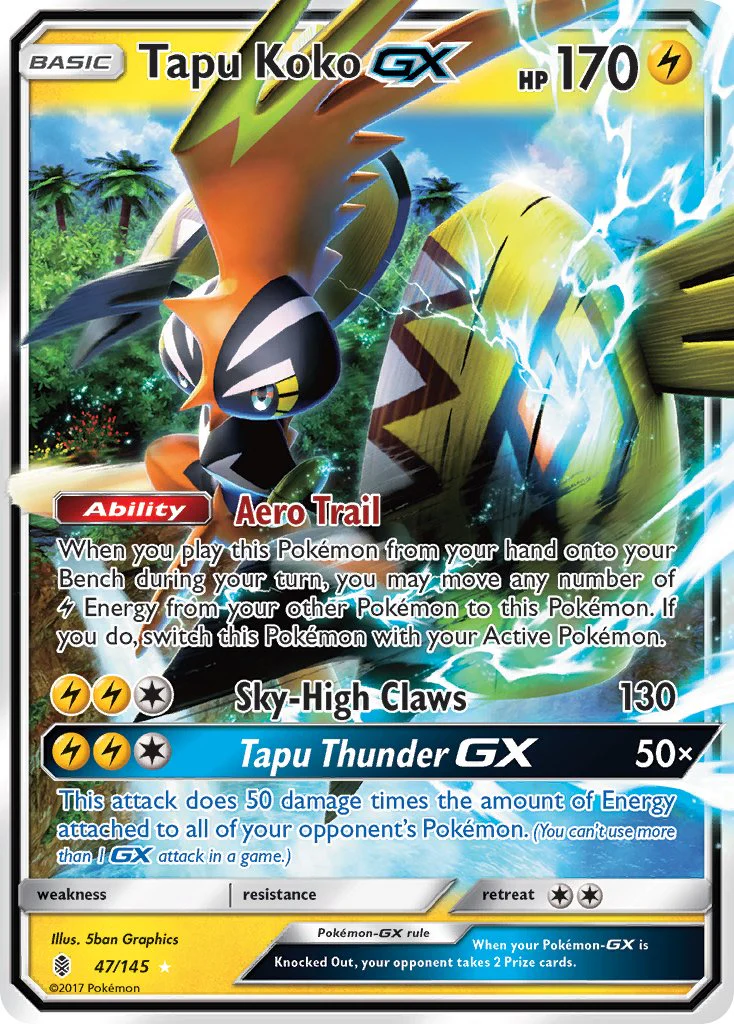 Guardians Rising 047 Tapu Koko-GX