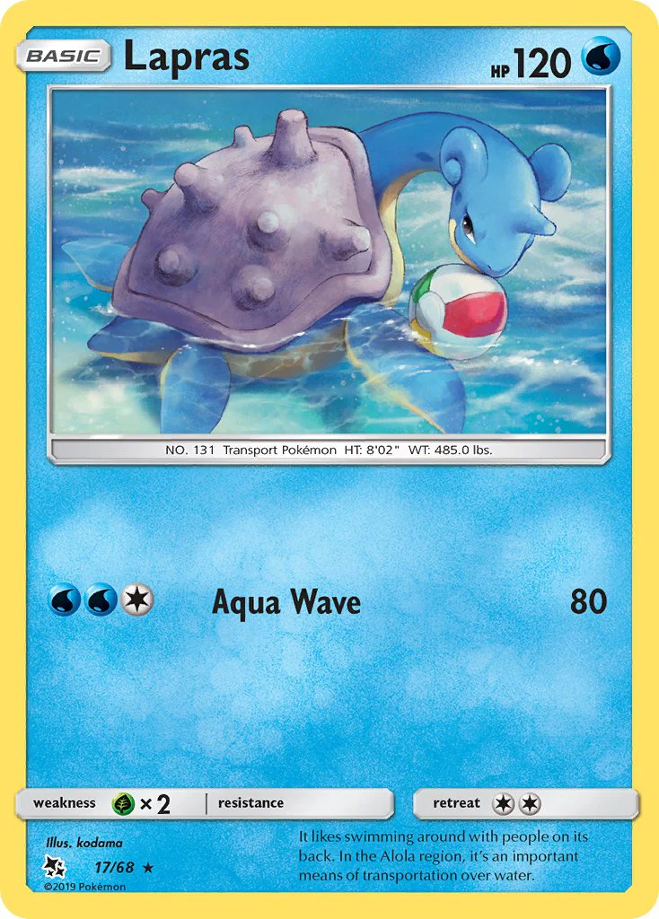 Hidden Fates 017 Lapras