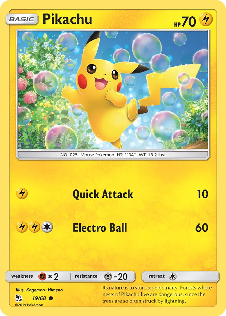Hidden Fates 019 Pikachu