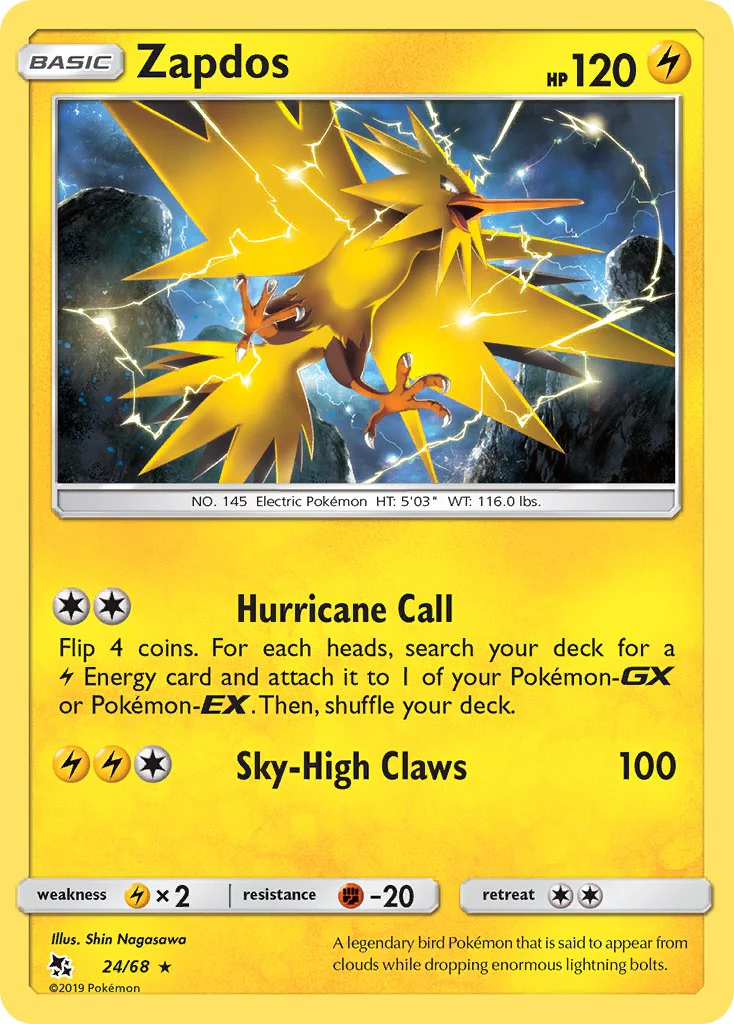 Hidden Fates 024 Zapdos