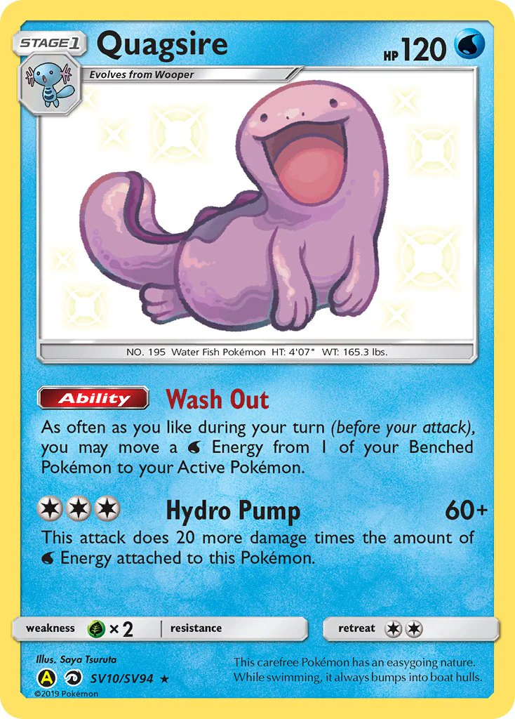 Hidden Fates SV10 Quagsire