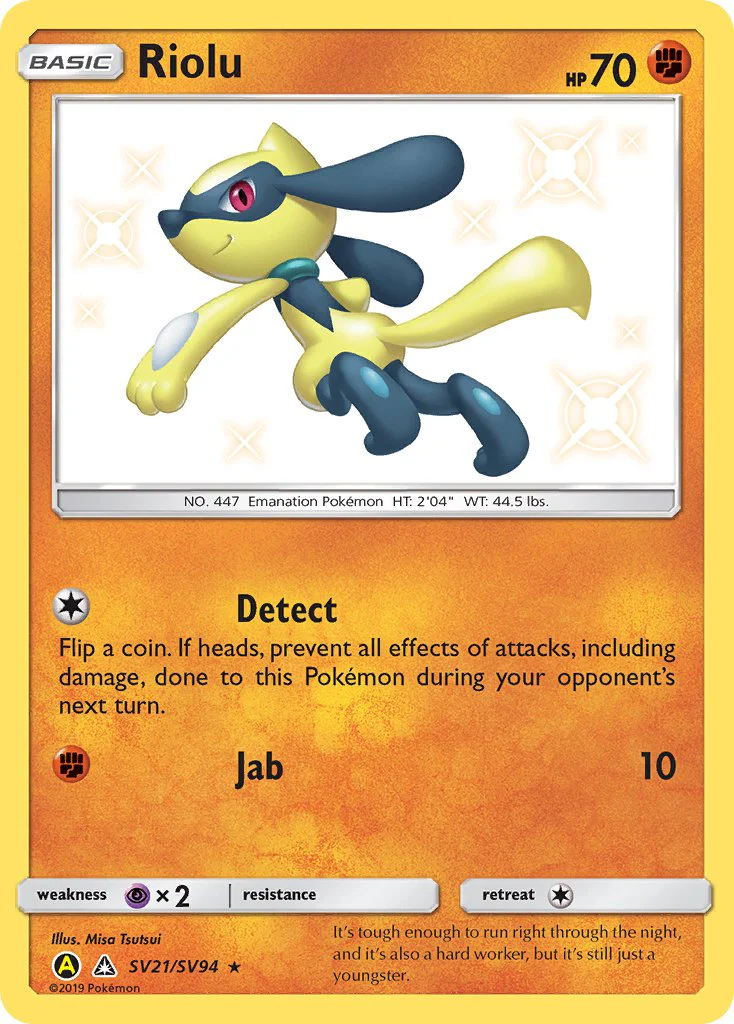 Hidden Fates SV21 Riolu