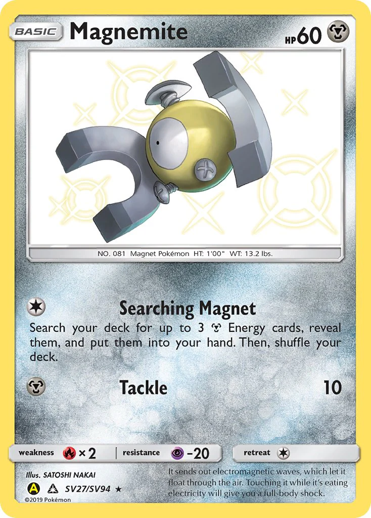 Hidden Fates SV27 Magnemite