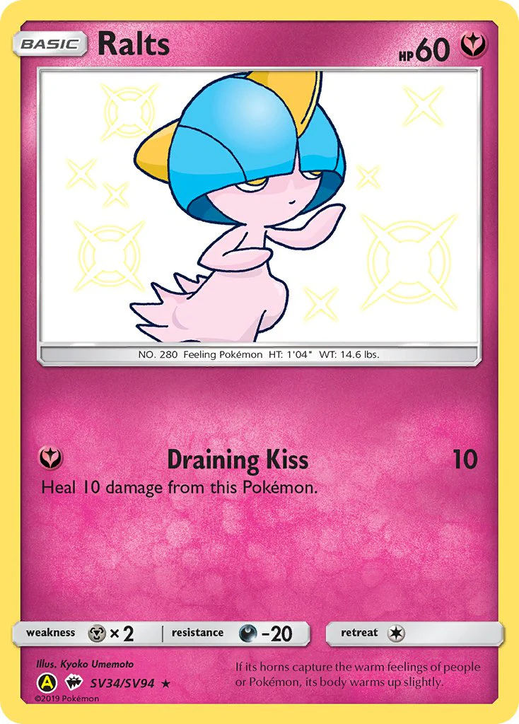 Hidden Fates SV34 Ralts