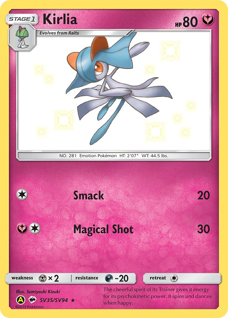 Hidden Fates SV35 Kirlia