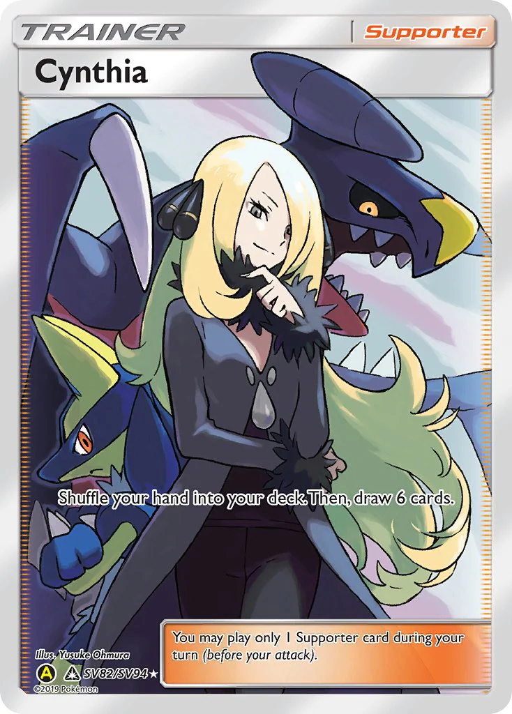 Hidden Fates SV82 Cynthia