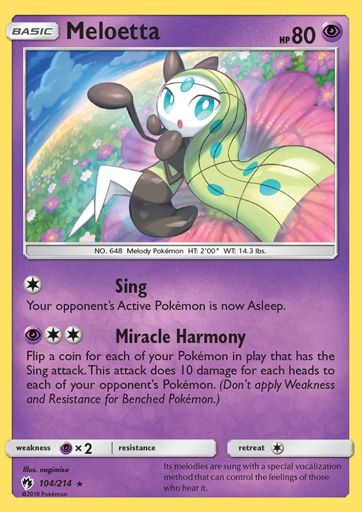 Lost Thunder 104 Meloetta