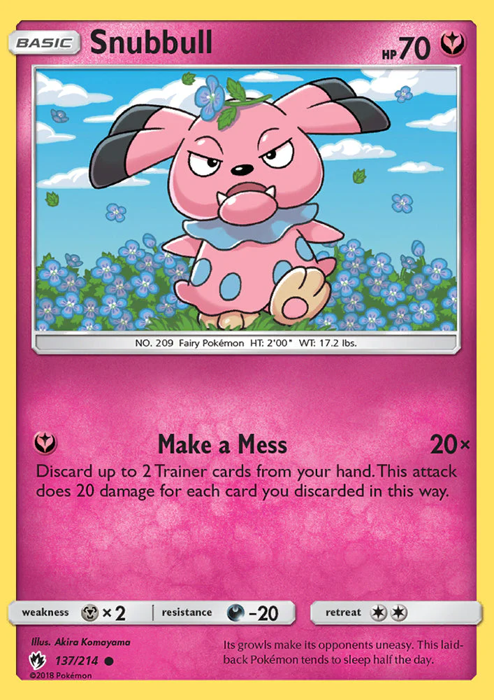 Lost Thunder 137 Snubbull