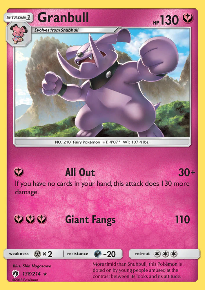 Lost Thunder 138 Granbull