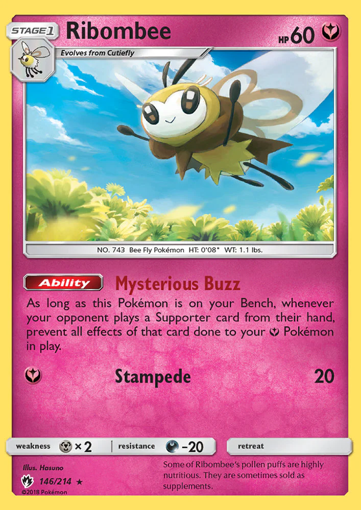 Lost Thunder 146 Ribombee
