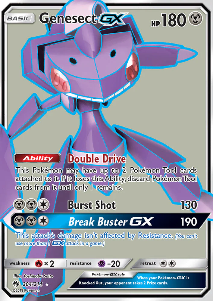 Lost Thunder 204 Genesect-GX