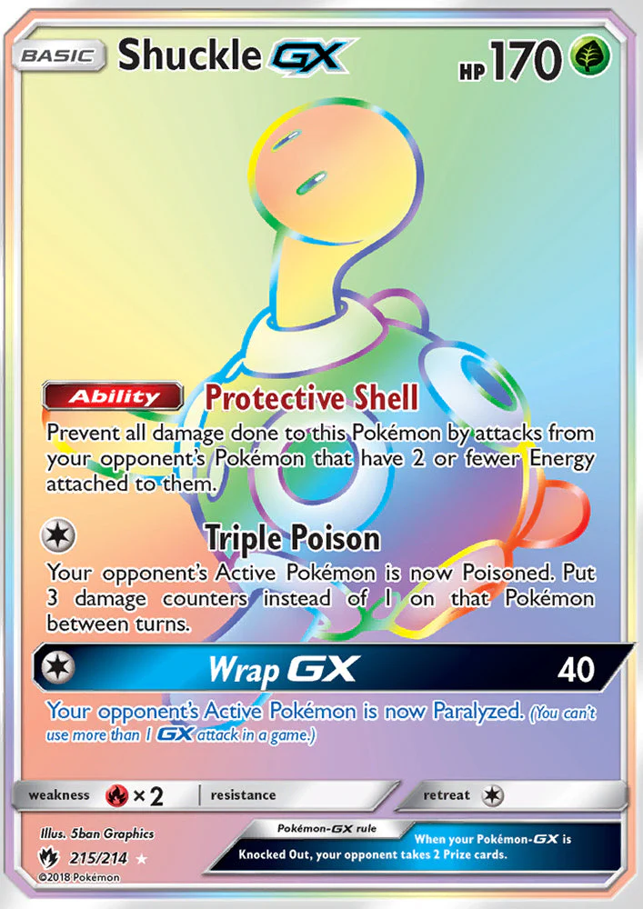 Lost Thunder 215 Shuckle-GX
