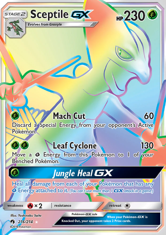 Lost Thunder 216 Sceptile-GX