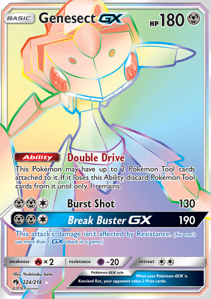 Lost Thunder 224 Genesect-GX