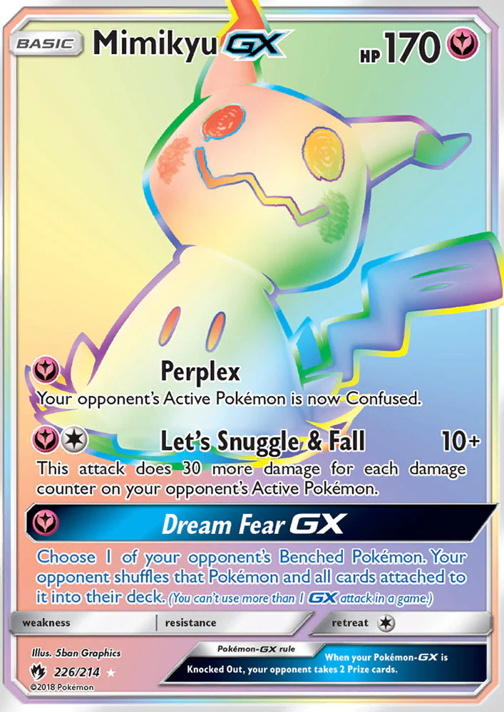Lost Thunder 226 Mimikyu-GX