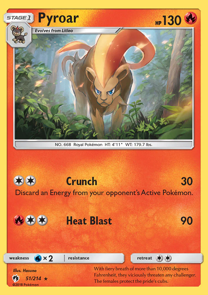 Lost Thunder 051 Pyroar