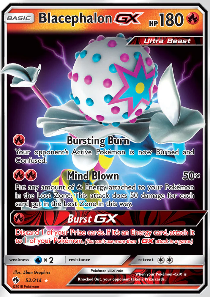 Lost Thunder 052 Blacephalon-GX