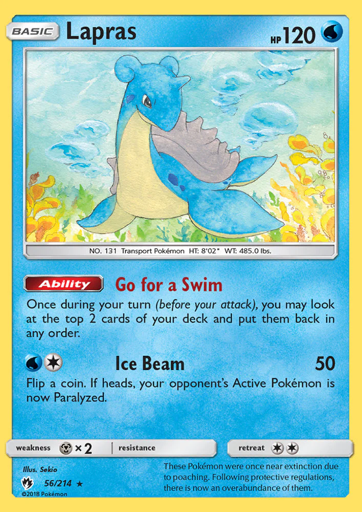 Lost Thunder 056 Lapras