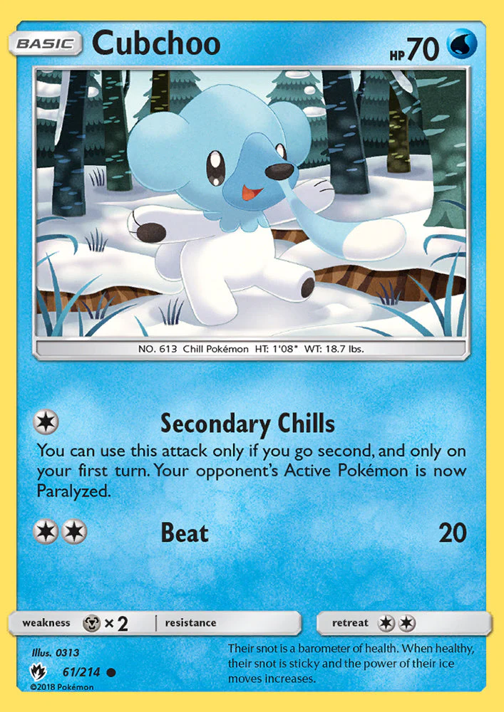Lost Thunder 061 Cubchoo