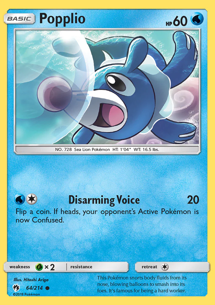 Lost Thunder 064 Popplio