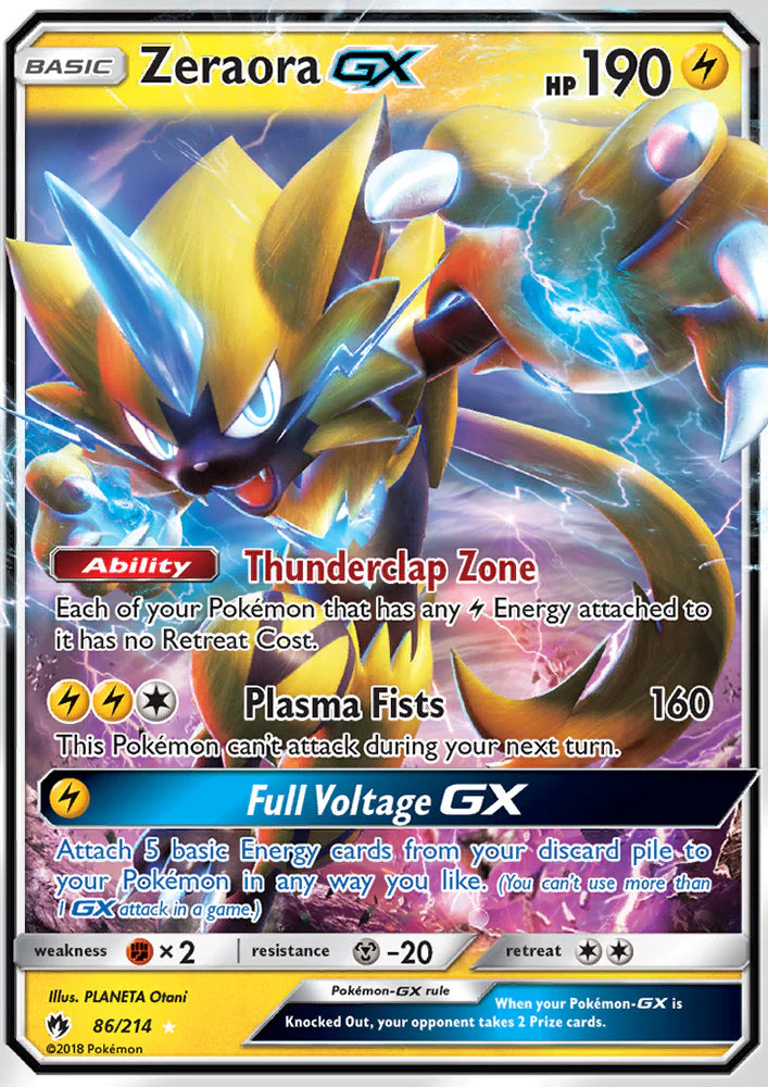 Lost Thunder 086 Zeraora-GX