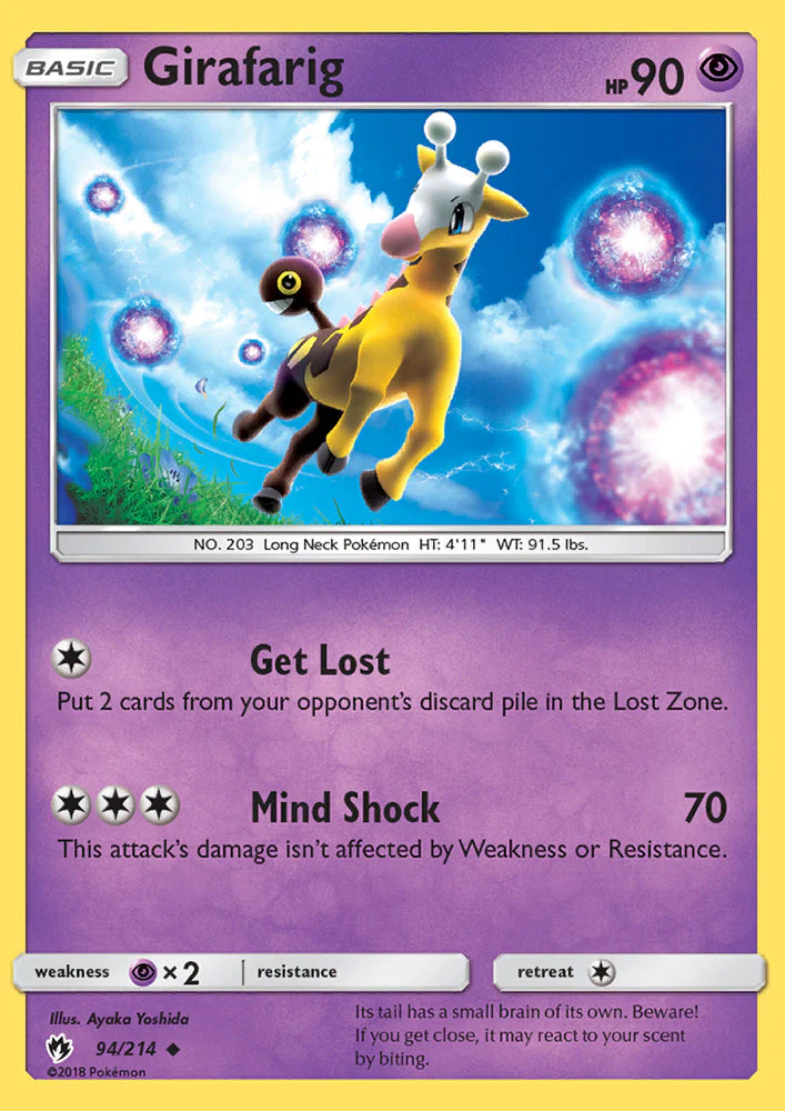 Lost Thunder 094 Girafarig