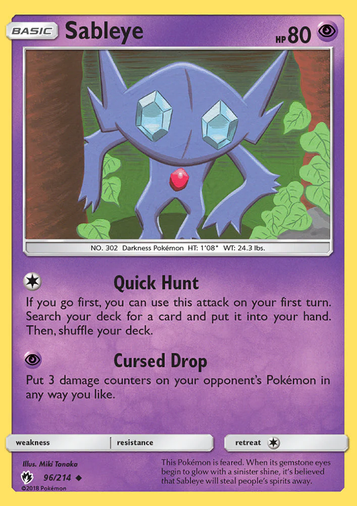 Lost Thunder 096 Sableye