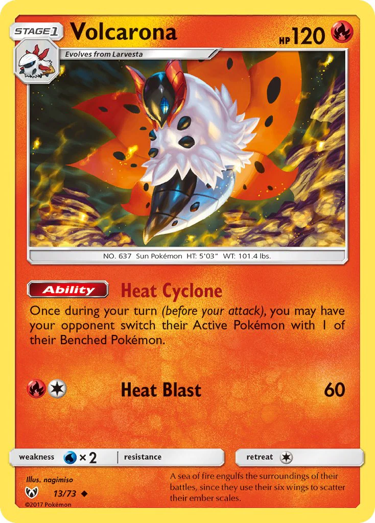Shining Legends 013 Volcarona