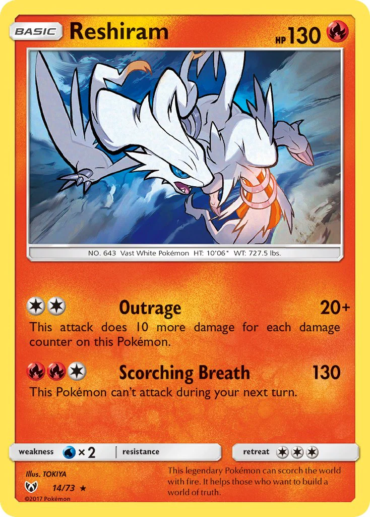 Shining Legends 014 Reshiram