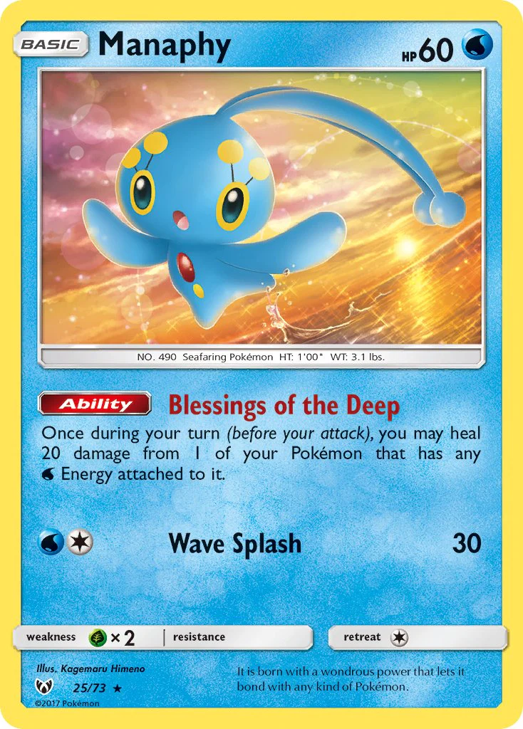 Shining Legends 025 Manaphy