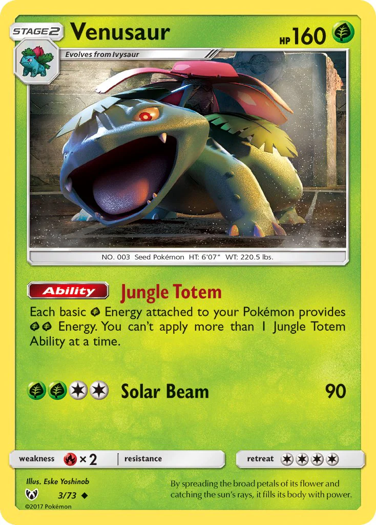 Shining Legends 003 Venusaur